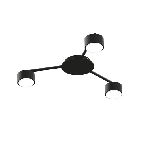 Lampa Sufitowa Videx LED Żyrandol Oprawa 3x GX53 Czarna Nowoczesna