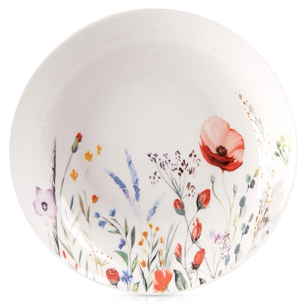 Talerz obiadowy głęboki porcelanowy MAKI 20,5 cm, 600 ml
