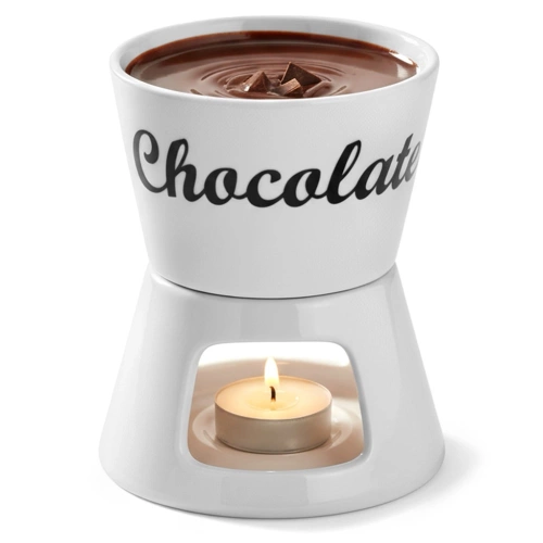 Zestaw do fondue porcelanowy 4 el.