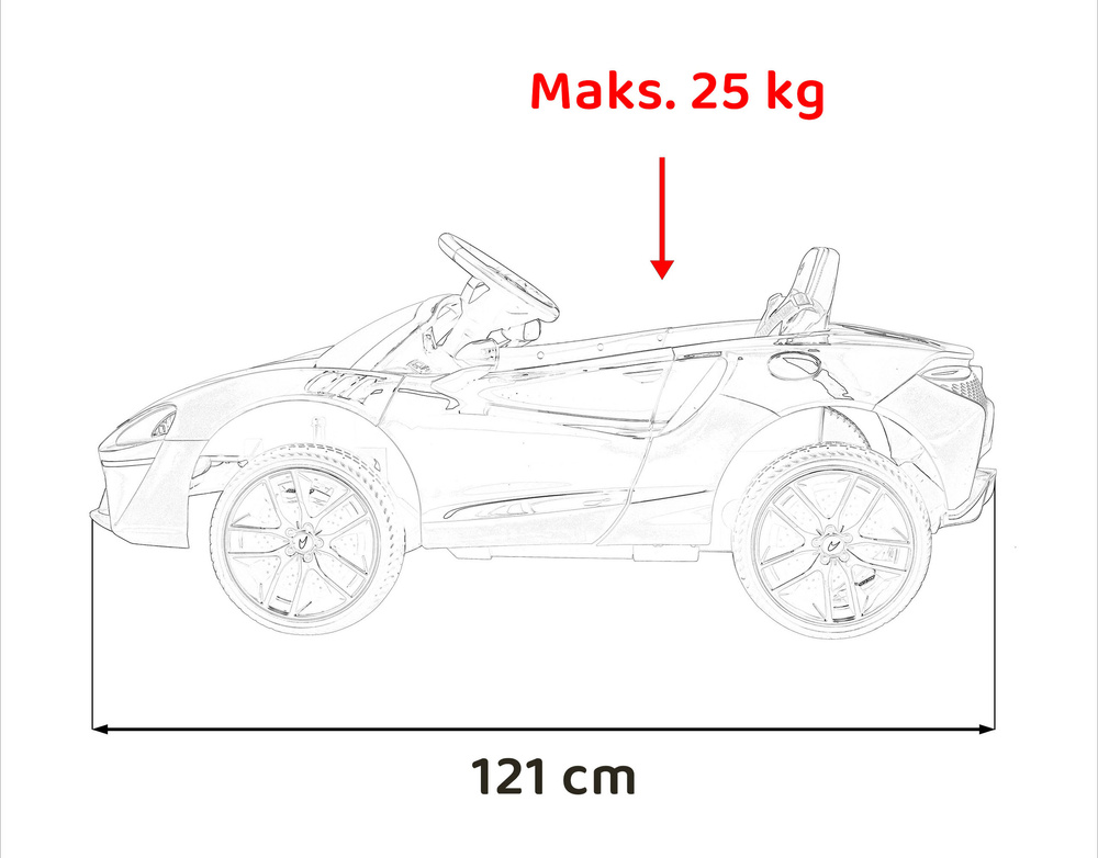 McLaren Artura na akumulator dla dzieci Niebieski + Napęd 4x4 + Pilot + Wolny Start + EVA + Audio LED