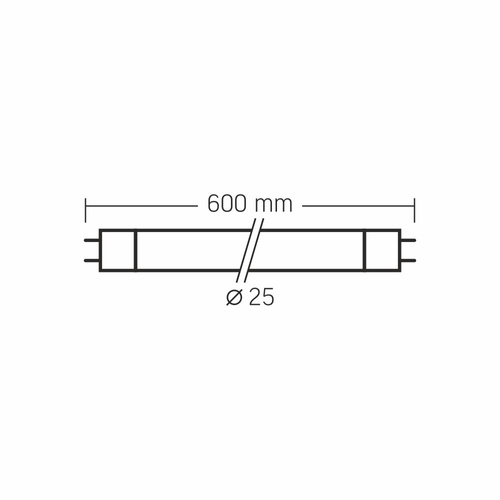 Szklana rurka LED T8 VIDEX-T8-LED-60-10W-CW
