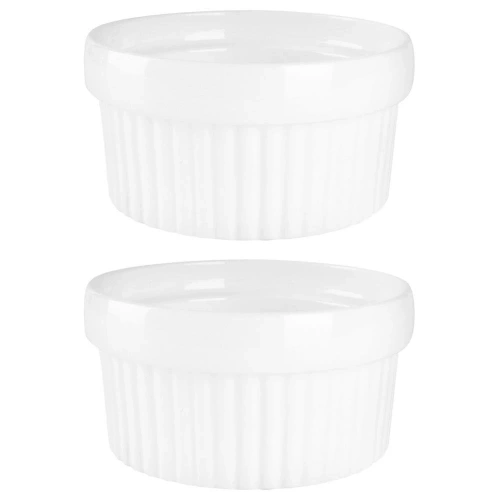 Miseczki do zapiekania ceramiczne biała 9,5 cm, 170 ml 2 szt.