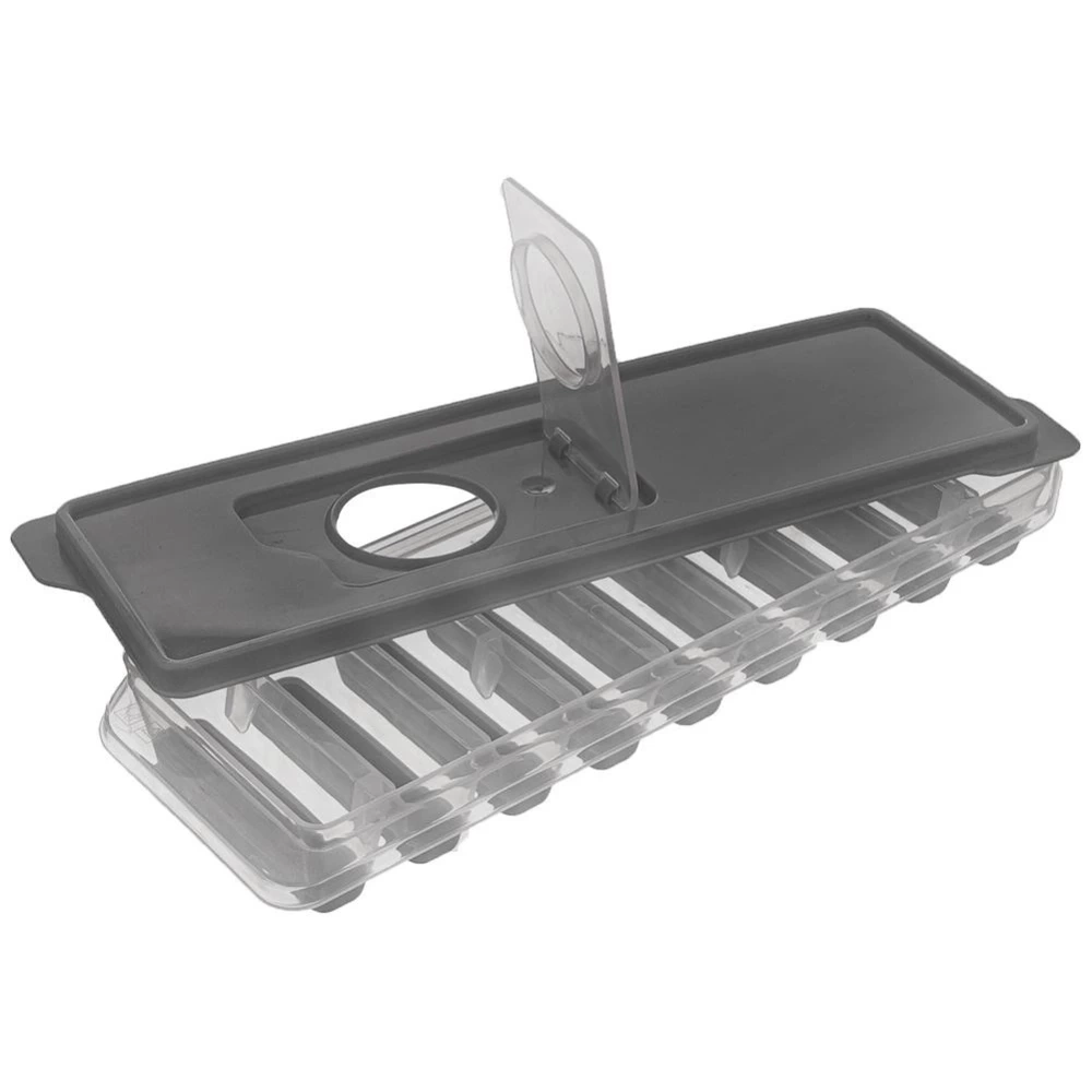 Forma do kostek lodu silikonowa z pokrywką 26,5x9,5 cm