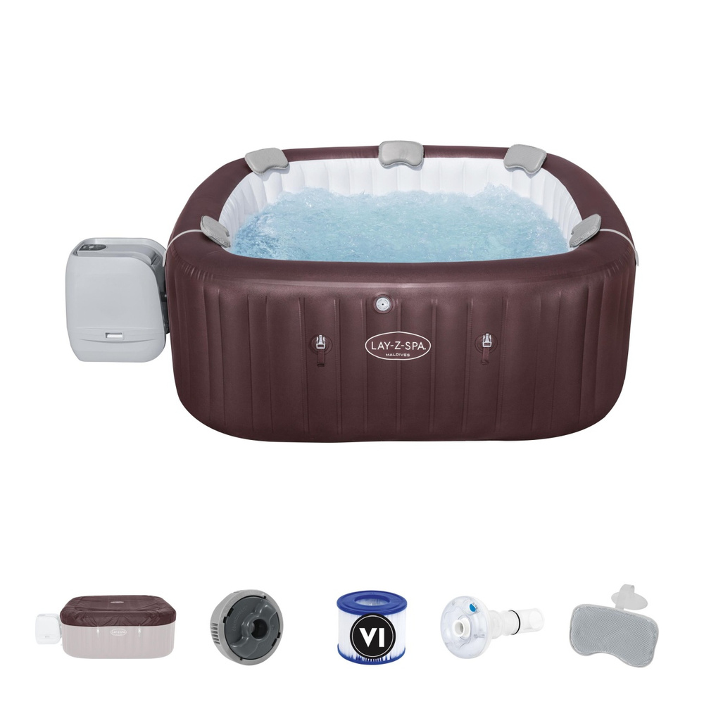 Bestway Lay-z-Spa Maldives Pro7 2025 jacuzzi WiFi aplikacja LED 5-7os 6001U