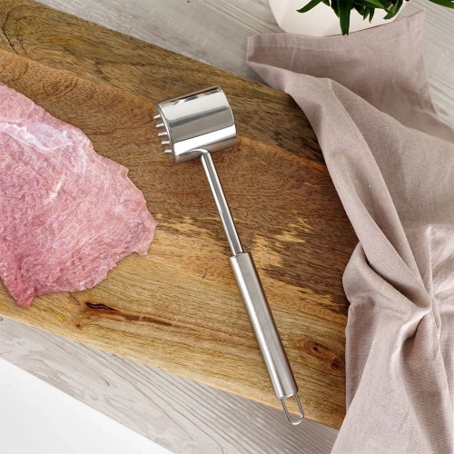 Tłuczek do mięsa stalowy dwustronny LUXY 27 cm