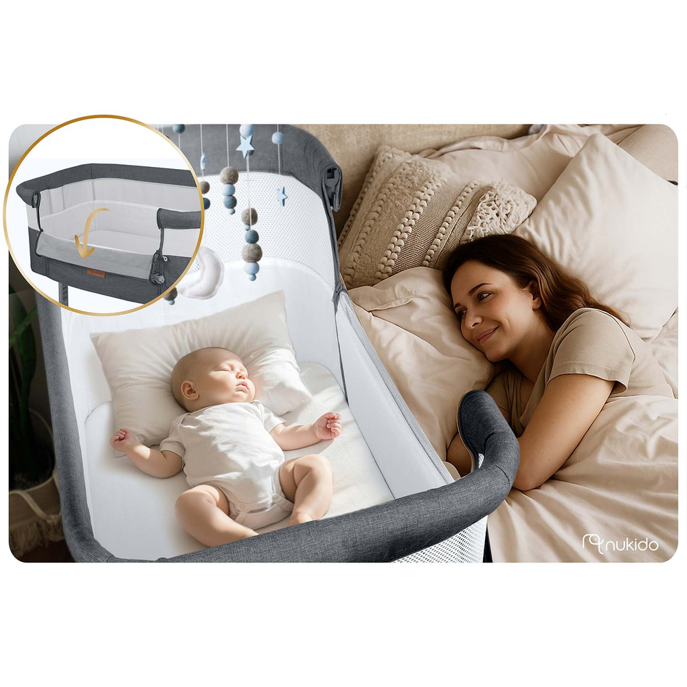 Łóżeczko dziecięce składane turystyczne dostawka 