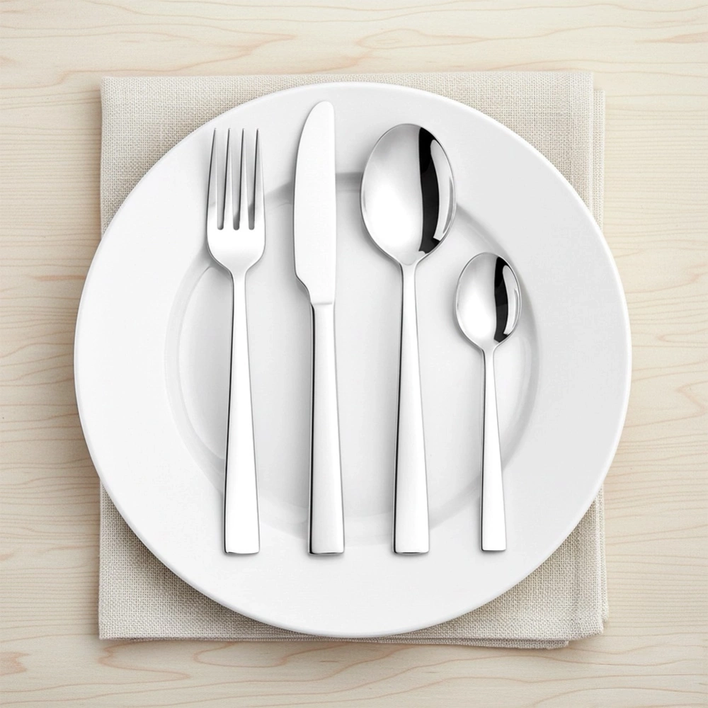 Zestaw sztućców stalowy dla 6 osób 24 el.