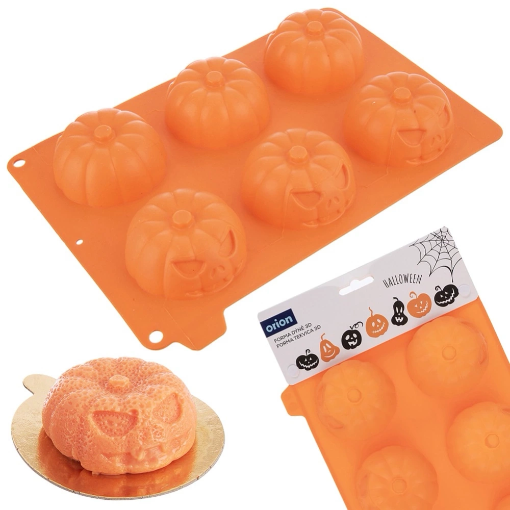 Forma do ciastek muffinek silikonowa Halloween 27x18x4 cm