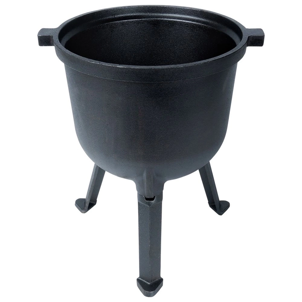 Kociołek żeliwny na nóżkach z pokrywką CAST LINE 8 l