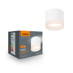 Oprawa sufitowa VIDEX do żarówki GX53 VL-SPF25A-W