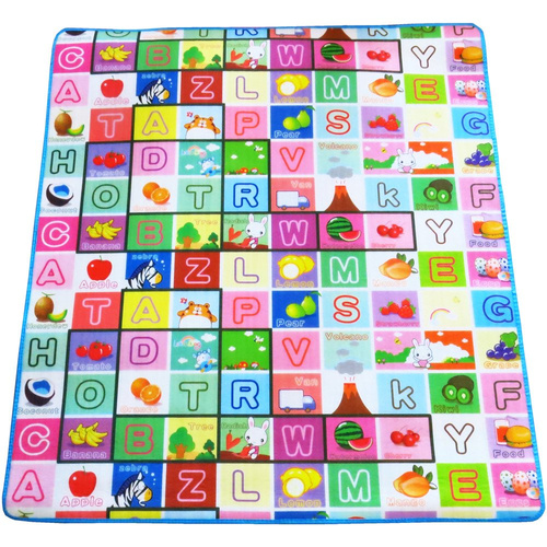 Dwustronna mata piankowa dla dzieci 177x197 cm XXL