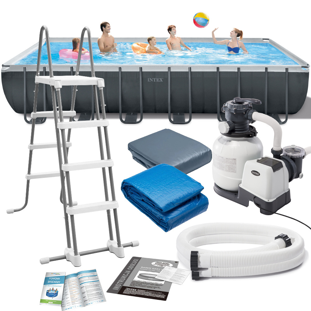 Basen ogrodowy stelażowy Ultra XTR Frame 732 x 366 x 132 cm 5 w 1 INTEX 26364