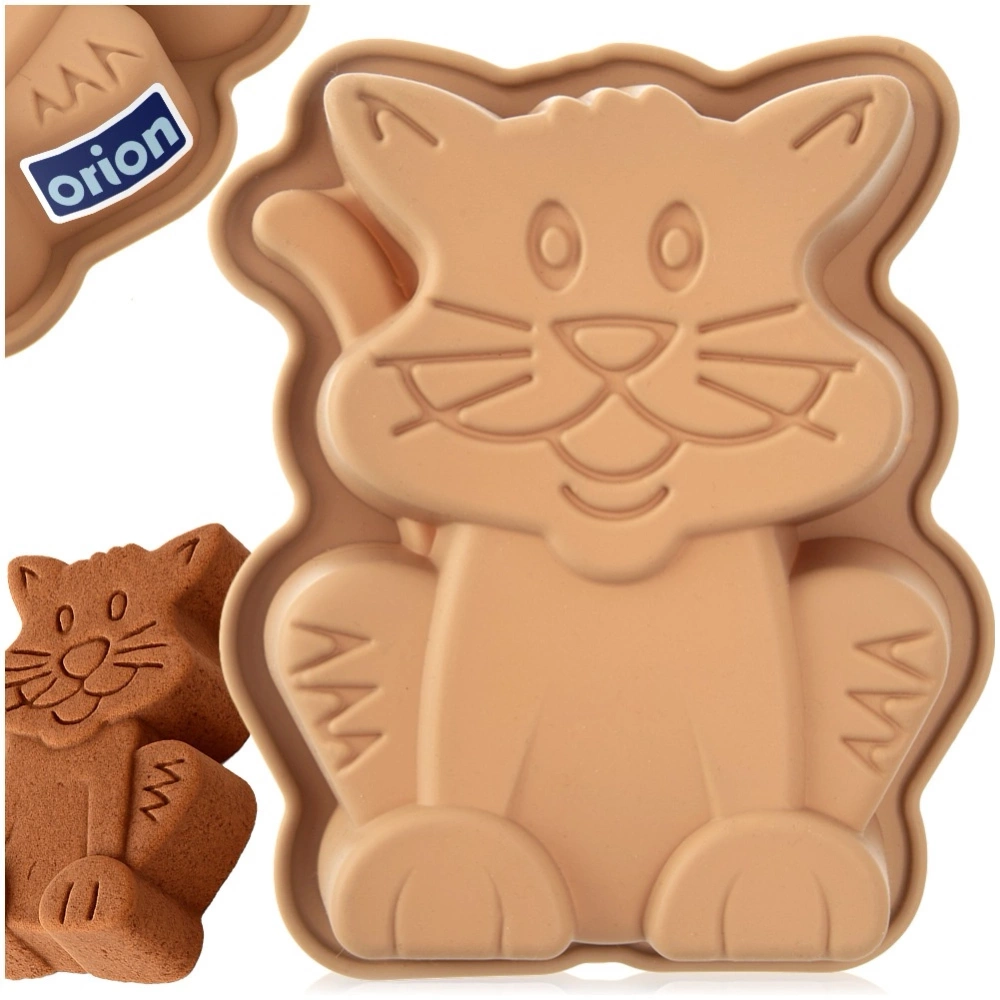 Forma do pieczenia silikonowa kot 20x16x4,5 cm