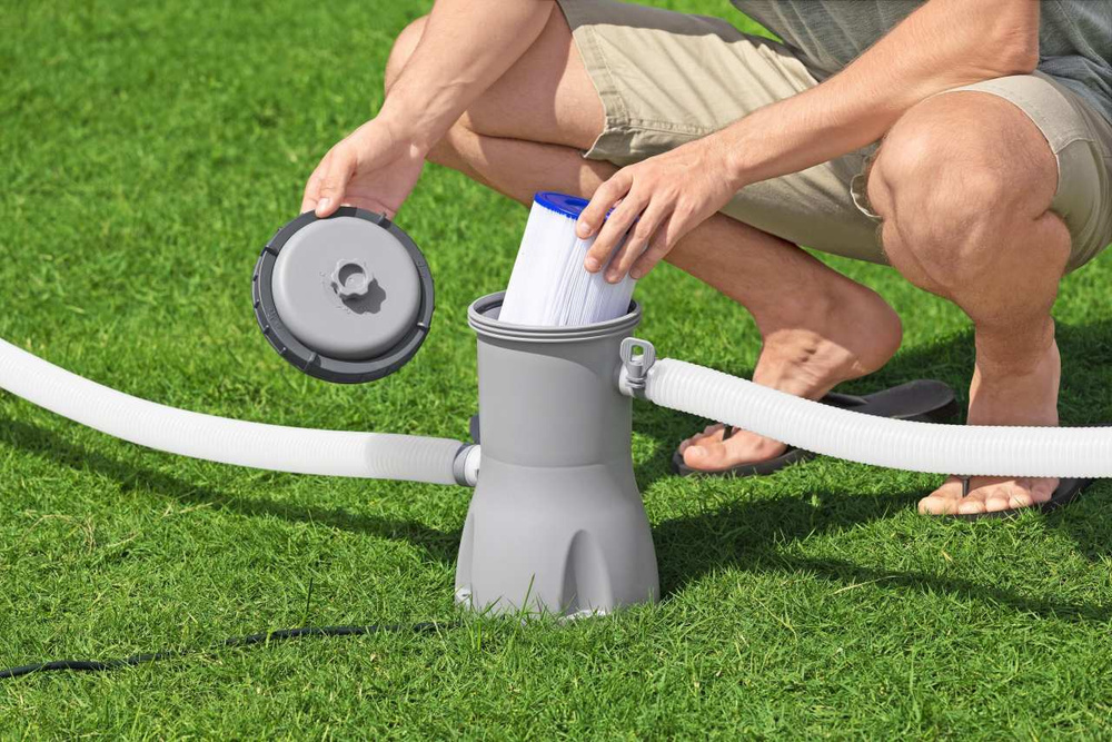 Filtrująca Pompa basenowa 3028l/h BESTWAY + Wymienny filtr II