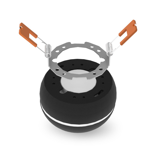 Lampa Sufitowa Oprawa Natynkowa Videx SPOT Punktowa 1x GX53 Czarna