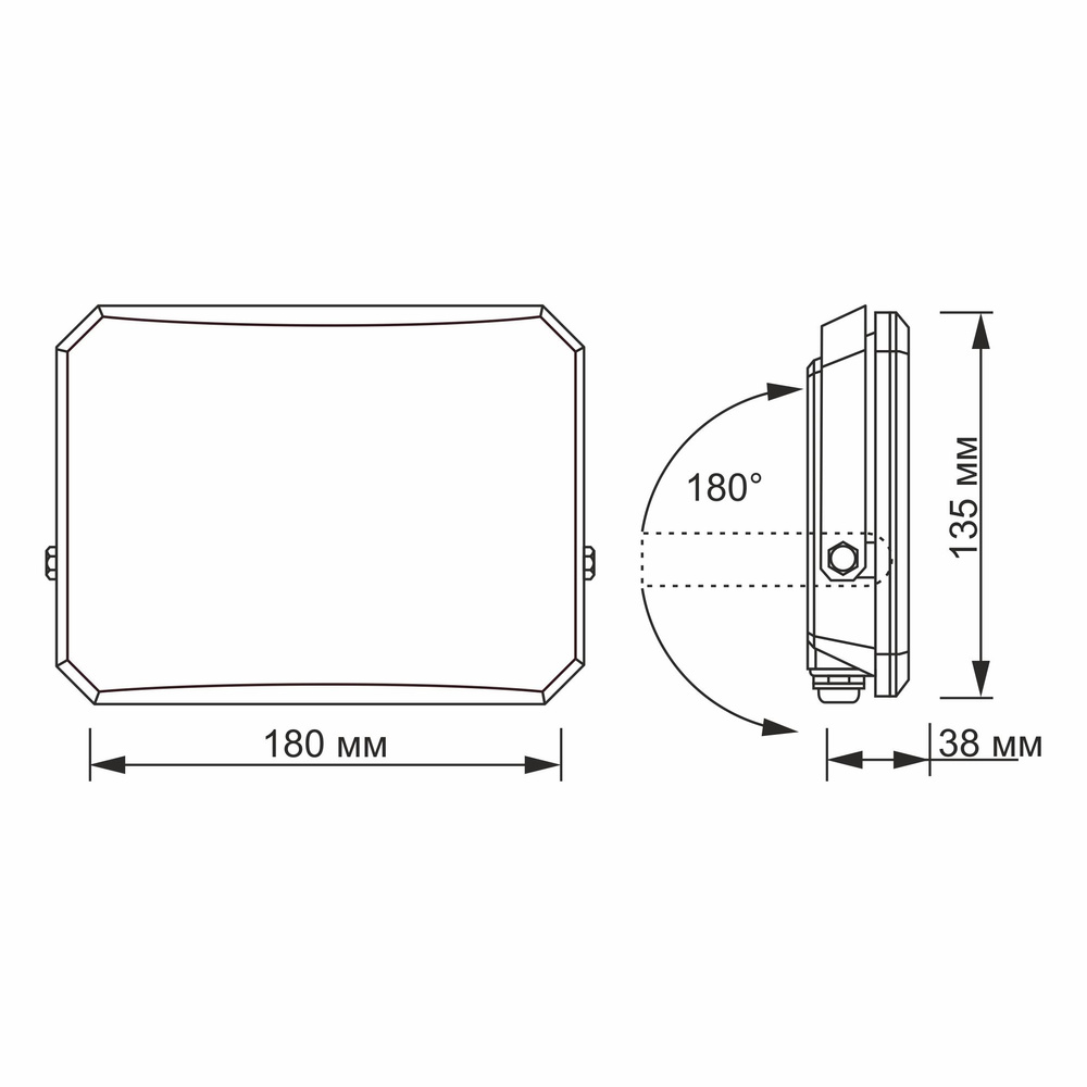 Naświetlacz Videx LED 50W 4750lm neutralna biel 5000K aluminium IP65 120°