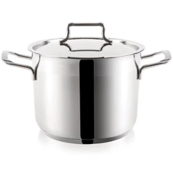 Garnek stalowy z pokrywką ANETT 30 cm, 18 l