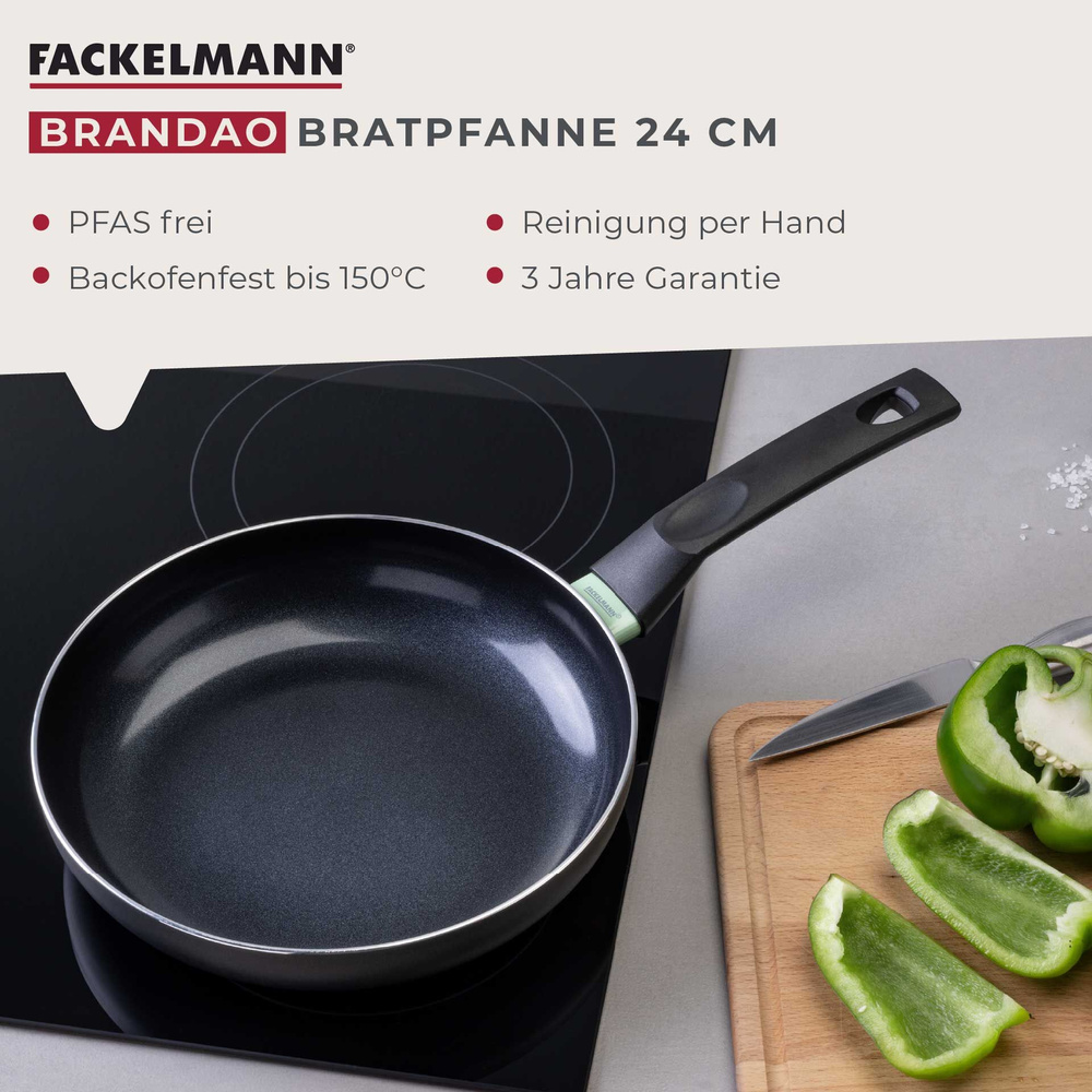 Patelnia ceramiczna Ø24 cm, nieprzywierająca FACKELMANN