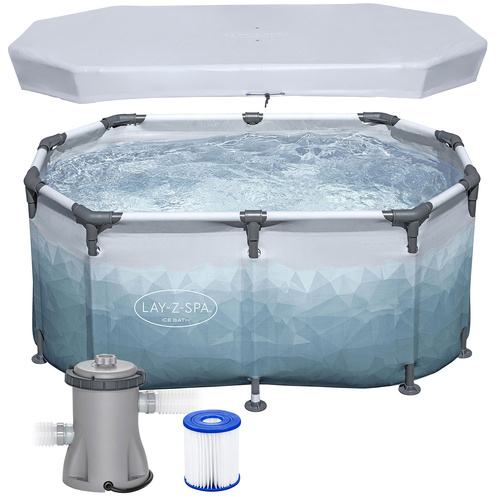 Bestway Zestaw Zbiornik do MORSOWANIA Glacial Dip + pompa 150x90cm 6002N