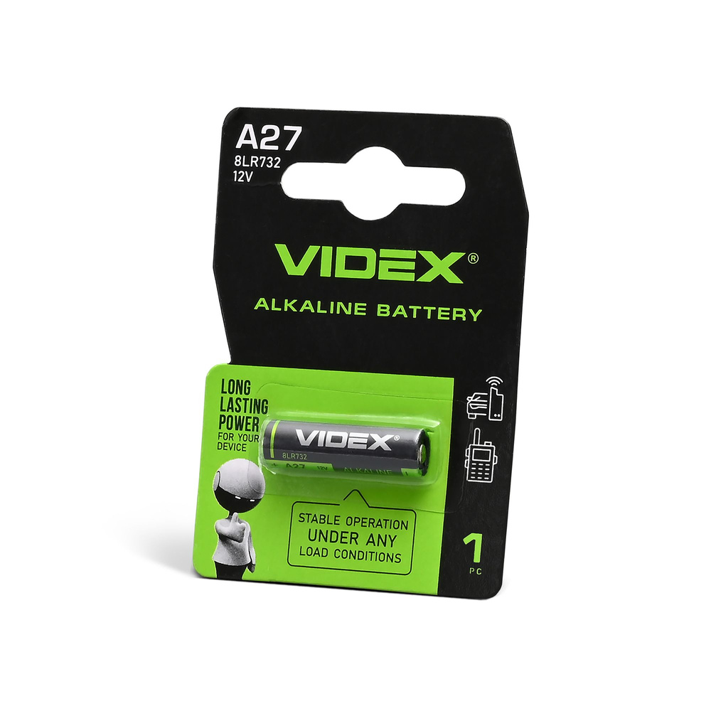 Bateria alkaliczna VIDEX A27 1 szt. BLISTER