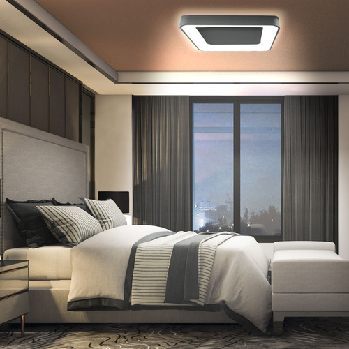 Oprawa sufitowa LED VIDEX-LED-EDGE-SC-72W-CZARNA