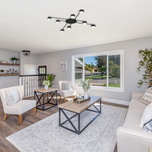 Lampa Sufitowa Videx LED Żyrandol Oprawa 8x GX53 Czarna Nowoczesna