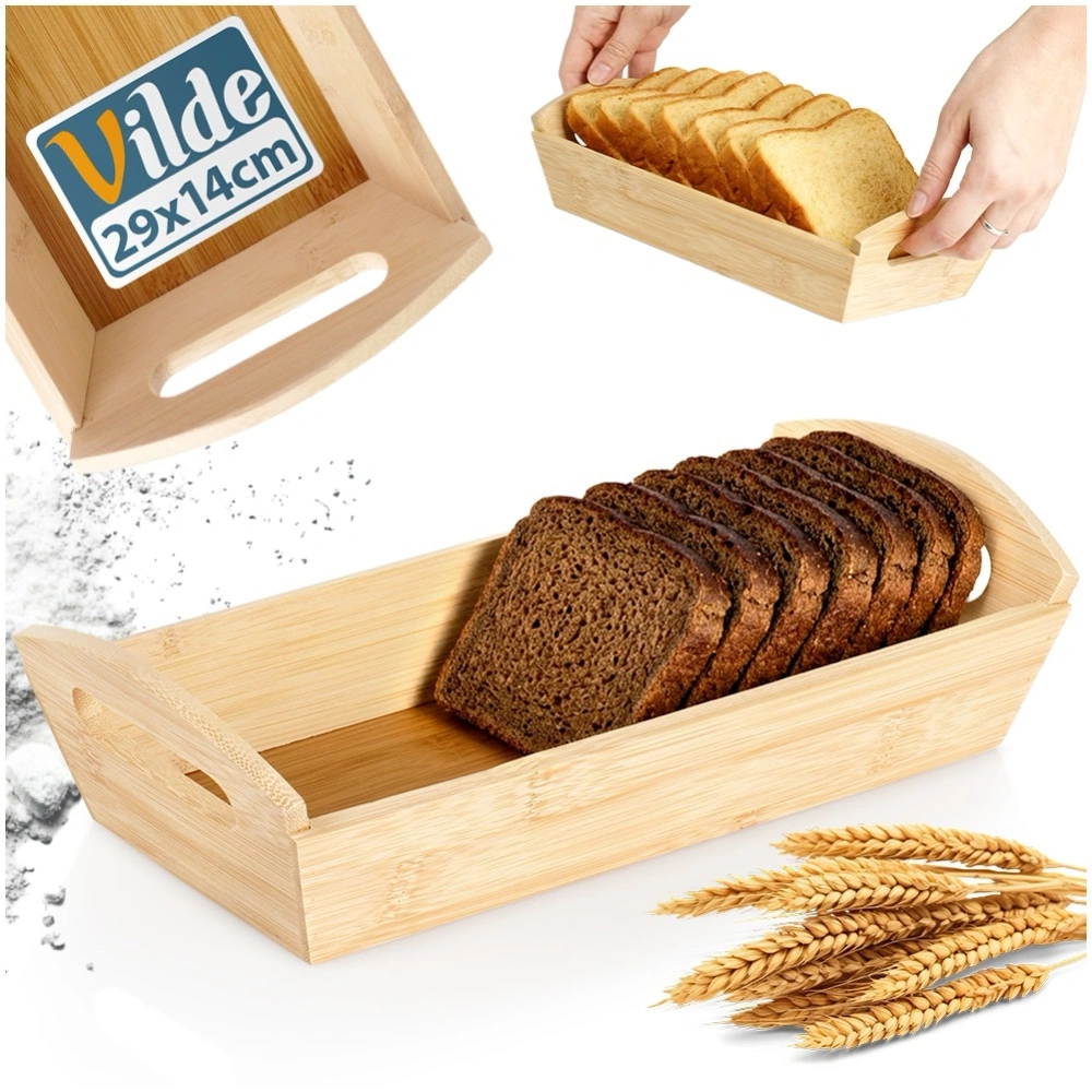 Koszyk na pieczywo bambusowy 29x14x7,5 cm