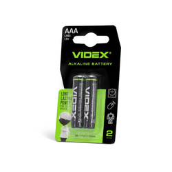 Bateria alkaliczna VIDEX LR03/AAA 2 szt. MAŁY BLISTER
