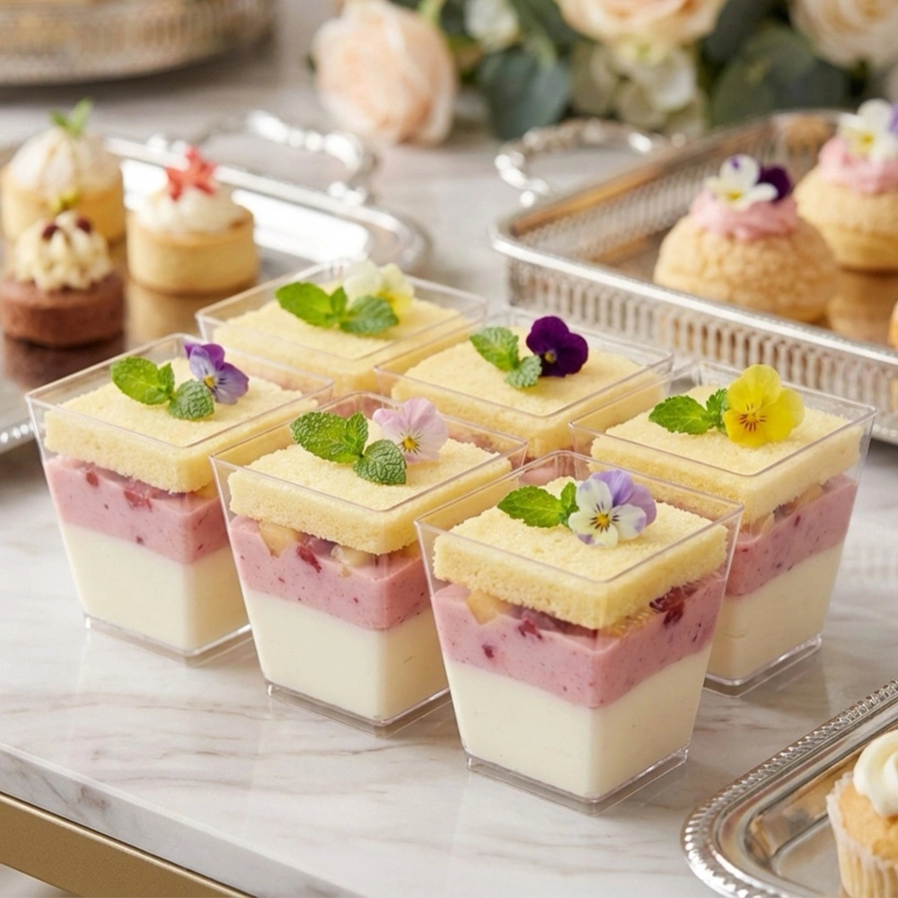 Pucharki na desery, przekąski 180 ml 6 szt.