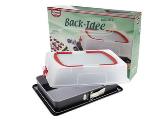 Forma do pieczenia prostokątna z pokrywką, 42x29 cm Dr. Oetker