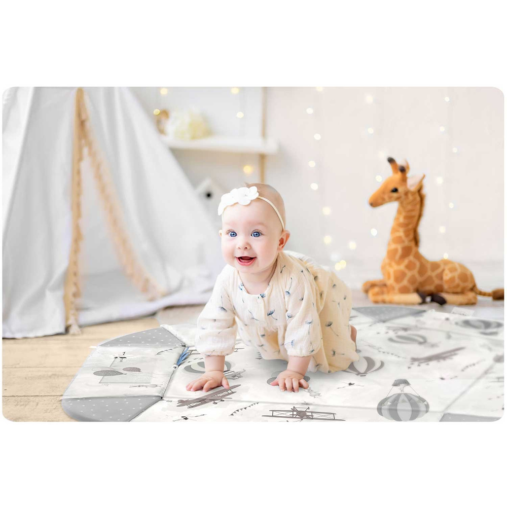 Mata edukacyjna interaktywna duża Balony