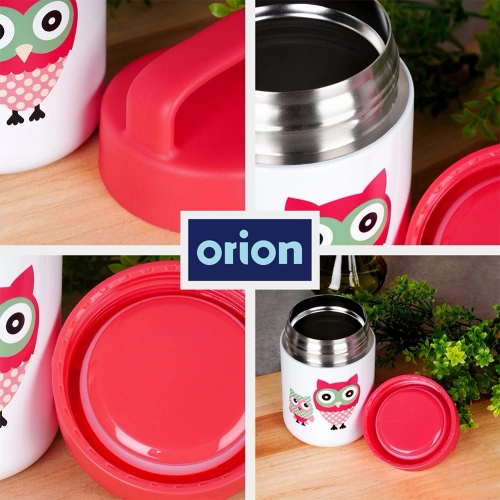 Termos obiadowy stalowy SOWA 450 ml