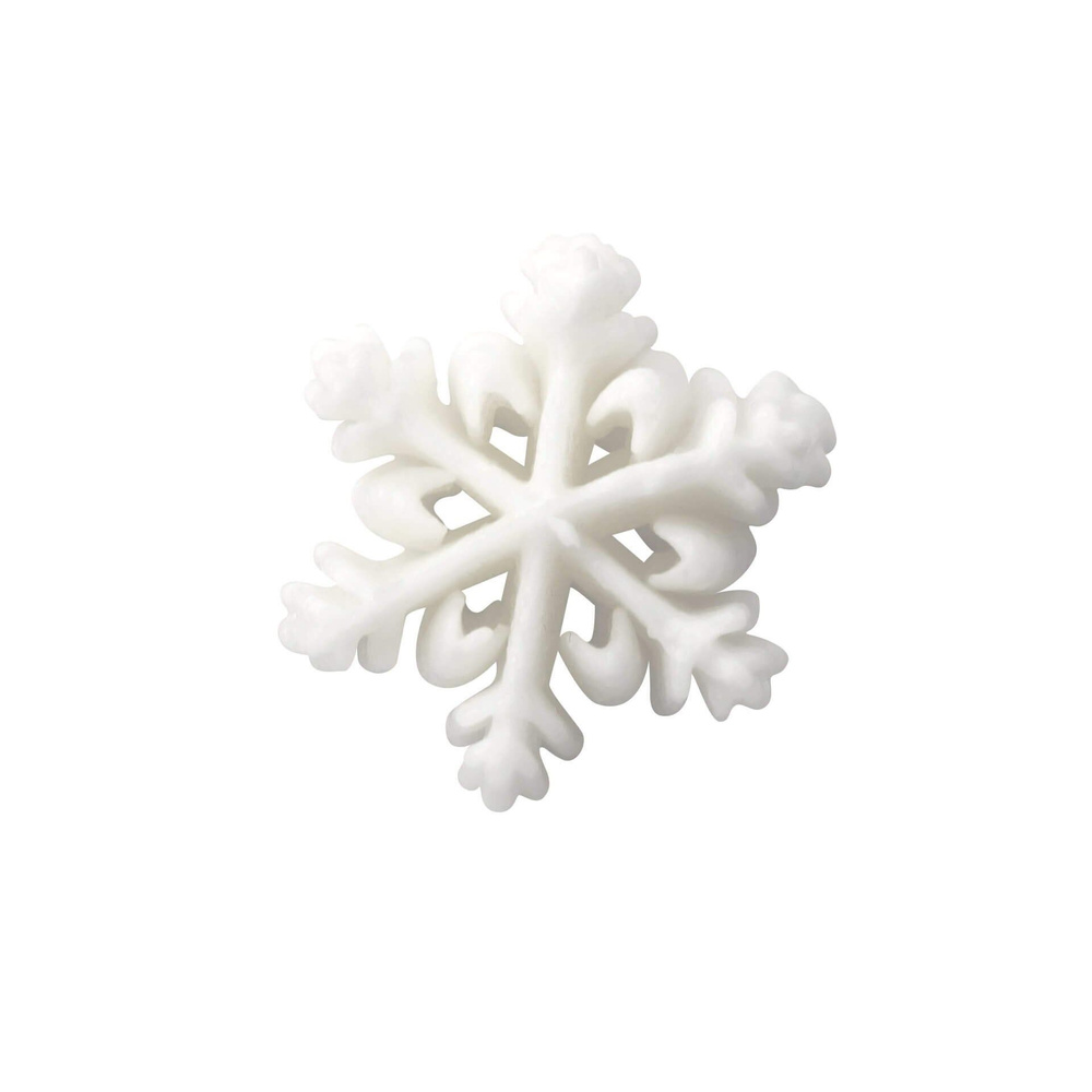 Tylka dekoracyjna płatki śniegu z 4 woreczkami do dekoracji Święta