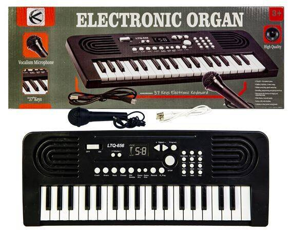 Duże organki, keyboard z mikrofonem