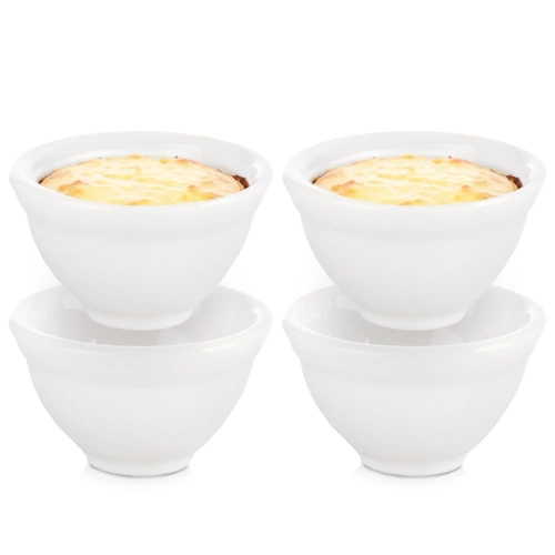 Miseczki na przekąski porcelanowe 6 cm, 40 ml 4 szt.