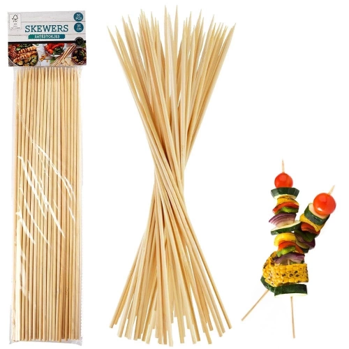 Szpikulce do szaszłyków bambusowe 35 cm 50 szt.