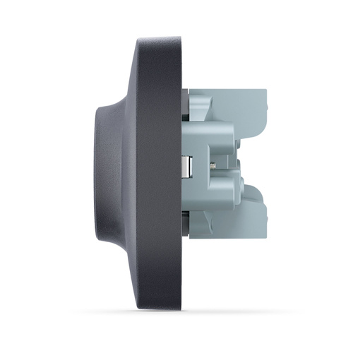 Gniazdko Podwójne Kontakt Videx Binera 16A Natynkowy Czarny