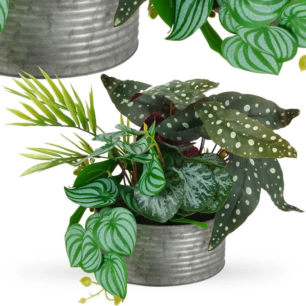 Sztuczna roślina w doniczce kompozycja 28 cm