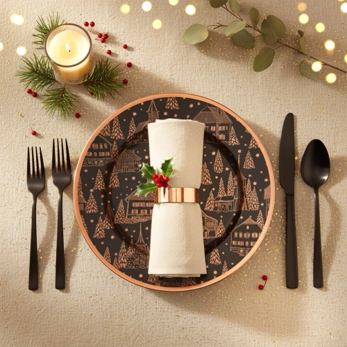 Podtalerz czarny miedziany 33 cm