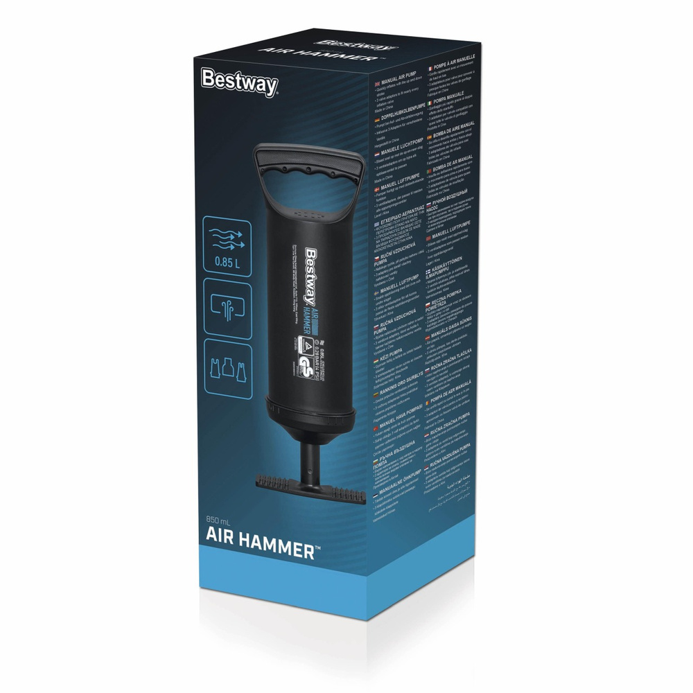 Bestway Pompka ręczna 30cm do materacy piłek 62002
