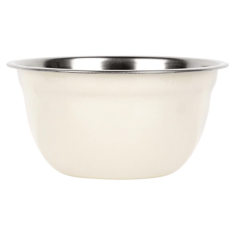 Miska kuchenna stalowa biała 14,5 cm, 700 ml