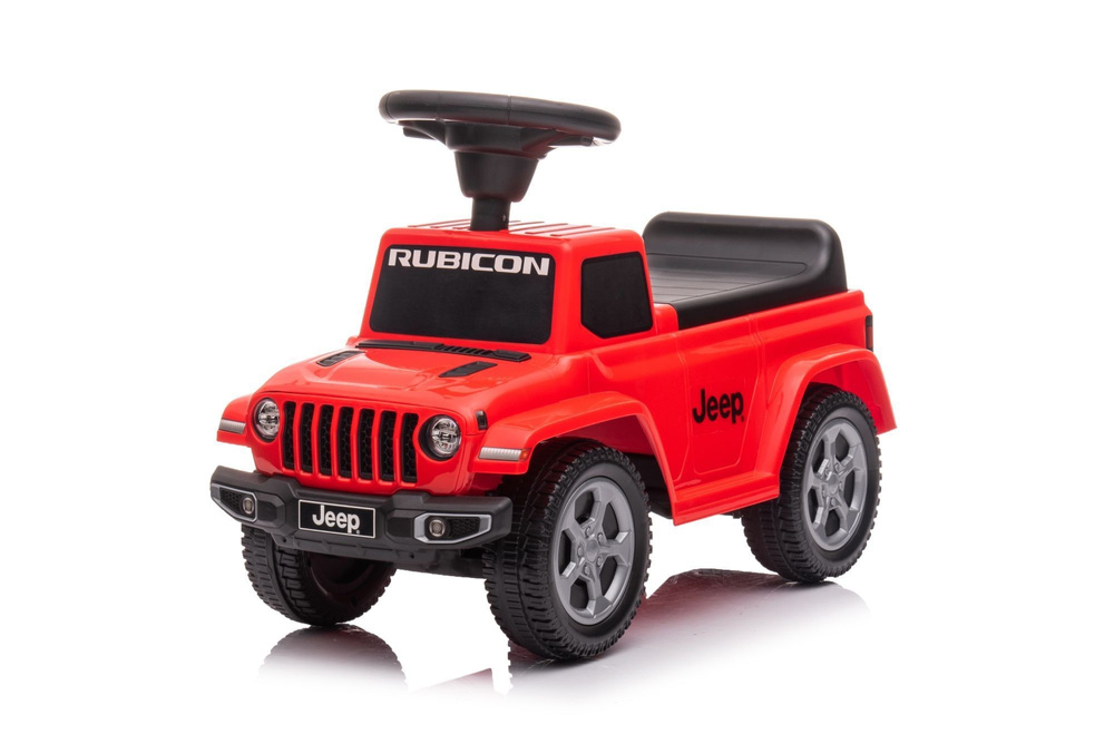 Jeździk odpychacz pchacz z dźwiękiem Jeep auto dla dziecka czerwony