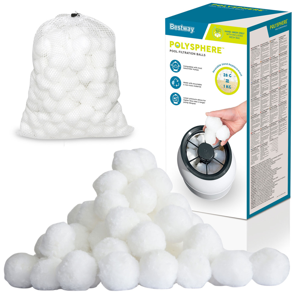 Pompa piaskowa do basenów + kulki filtracyjne 8327l/h Bestway 58499