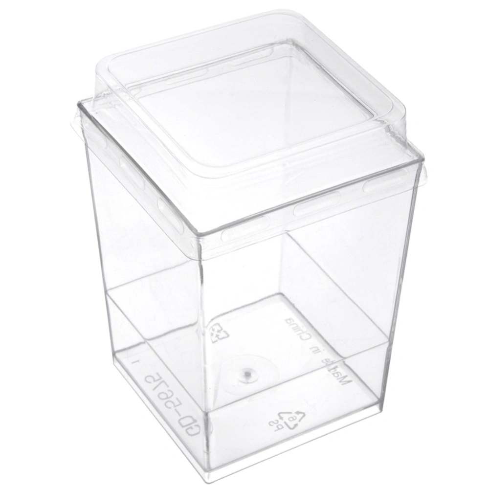 Pucharki na desery, przekąski z pokrywkami 160 ml 4 szt.