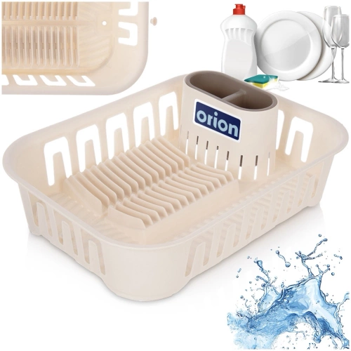 Suszarka na naczynia kremowa 39x29x11 cm