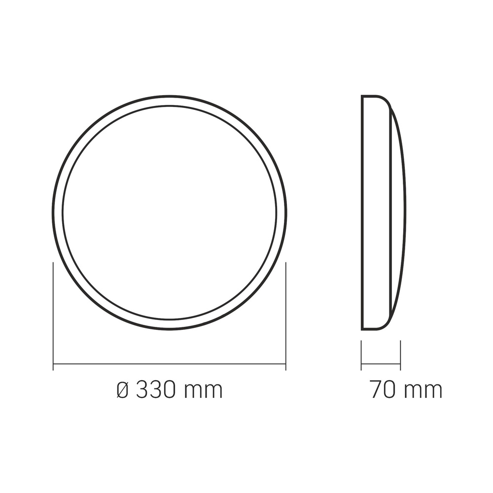 Lampa sufitowa awaryjna LED z czujnikiem ruchu VIDEX VL-CLR-EM300-2