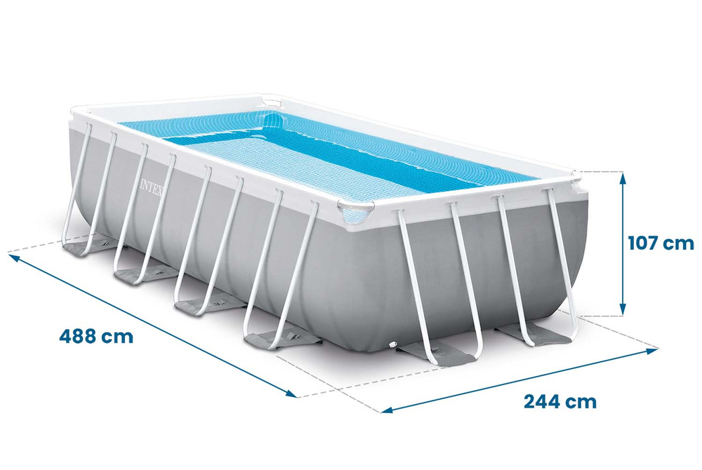 Basen ogrodowy stelażowy 488 x 244 x 107 cm INTEX 26792