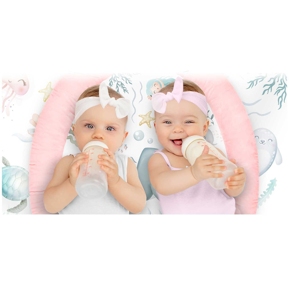 Mata edukacyjna interaktywna Ocean  - różowa