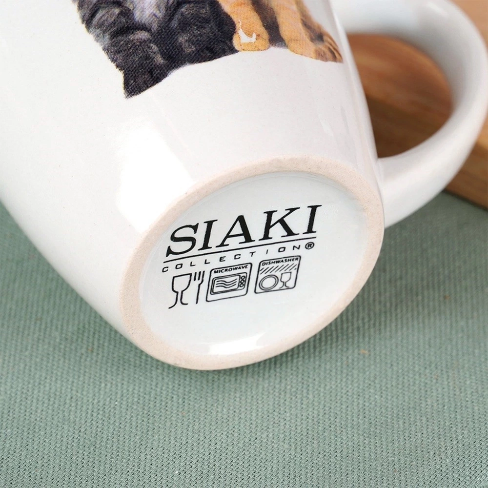 Kubki ceramiczne koty 220 ml 3 szt.