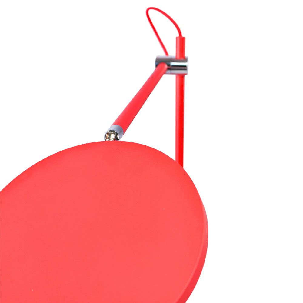 Lampa biurkowa LED ściemnialna VIDEX TF15R 20W 4100K czerwona